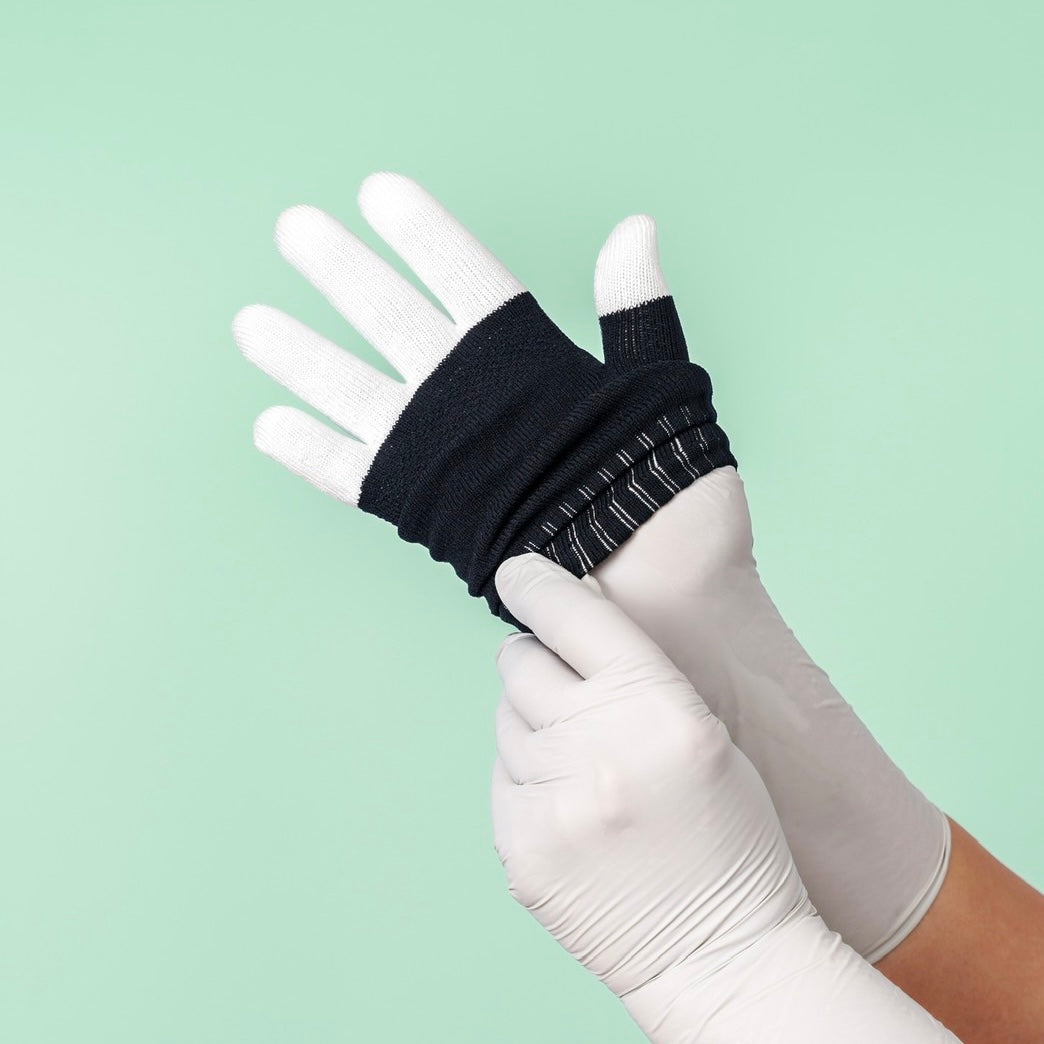 ラテックスフリーニトリル手袋ロングタイプ ¥1210~